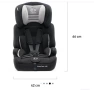 Столче за кола Kinderkraft Comfort UP, 9 кг-36 кг, Черно, снимка 4