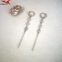 Обеци с платинено покритие 211239, снимка 1