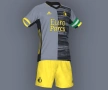 Feyenoord Roterdam Adidas екип XL тениска шорти къси гащи мъжки, снимка 1