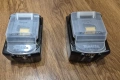 Комплект Макита 2бр оригинални батерии 5Ah Makita BL1850B и оригинално бързо зарядно Makita DC18RC, снимка 4