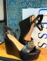 Дамски сандали на платформа GUESS BLACK, снимка 3