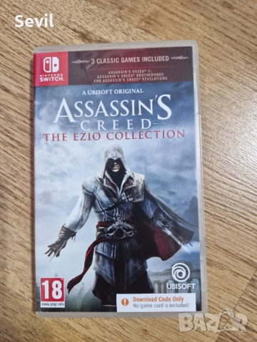 Assassin's Creed III Remastered +All Solo DLC& Assassin's Creed Liberation (Nintendo Switch)