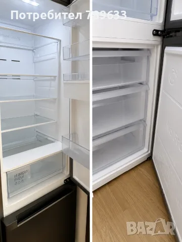 Продавам Хладилник с фризер SAMSUNG RB38C650EB1/EF, 386 л, SmartThings, AI energy mode, 203 см в отл, снимка 6 - Хладилници - 55655606