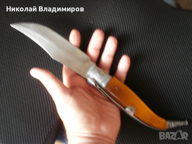 Нож стар голям оригинален Навахо Navaja джобен нож джобно ножче