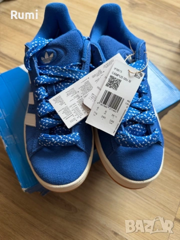 Оригинални нови сини кецове adidas Originals Campus 00s !37,39 н, снимка 5 - Кецове - 54624809