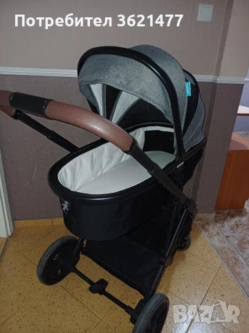 Бебешка количка 3в1 Lorelli Aria, снимка 3 - Детски колички - 55241901