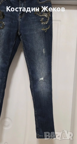 Дамски оригинални дънки. Desigual , снимка 5 - Дънки - 54477348