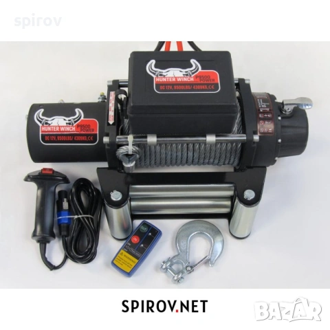 Лебедка HUNTER WINCH P9500 POWER 12V 9500lbs