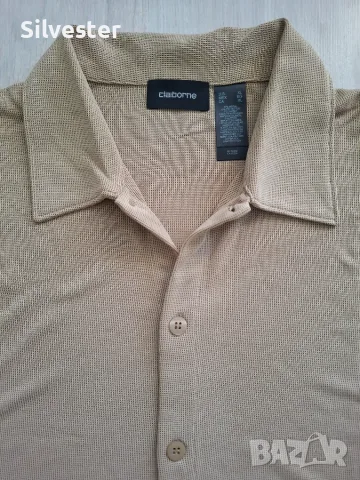 Мъжки маркови ризи с къс ръкав Pierrie Cardin 2XL и Claiborne USA  L., снимка 11 - Ризи - 54767477