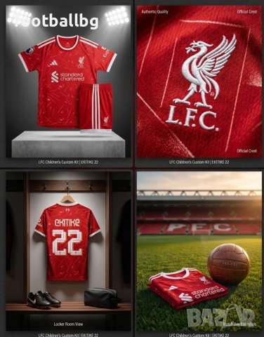 EKITIKE 22 ❤️⚽️ детско юношески футболни екипи ❤️⚽️ LIVERPOOL НОВО 2026-27 год, снимка 6 - Футбол - 38836222