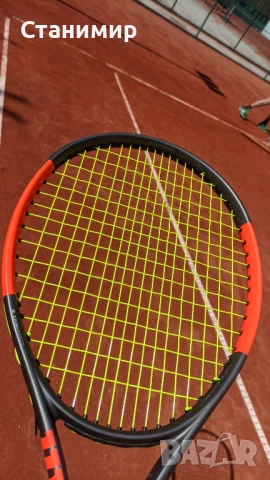 Wilson Burn 100LS тенис ракета Нишикори, снимка 17 - Тенис - 54199531