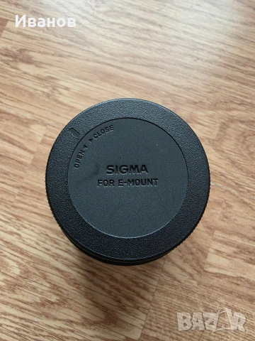 Обектив Sigma 56mm F1.4 Sony E-mount + филтър Walimex Pro Slim MC UV 55mm | Перфектно състояние, снимка 6 - Обективи и филтри - 54658909