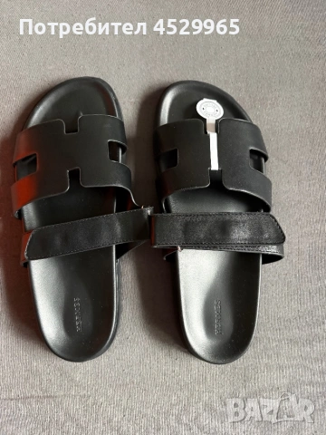 Чисто нови чехли Hermes , снимка 2 - Мъжки чехли - 54269301