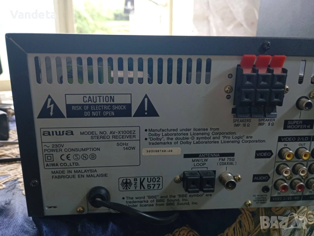 aiwa AV-X100, снимка 5 - Аудиосистеми - 53226355