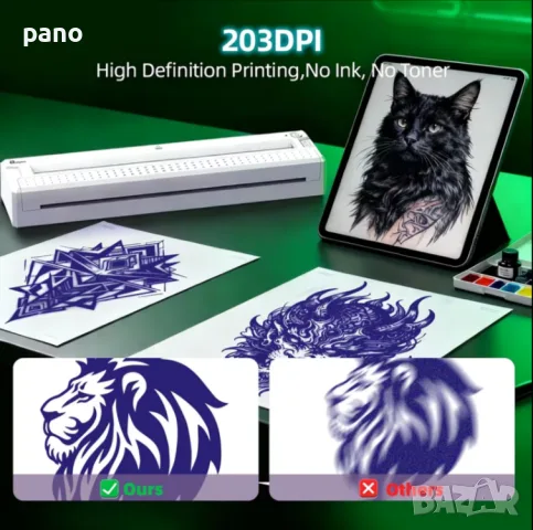 Tattoo printer /Термален тату принтер , снимка 6 - Друго оборудване - 55333149