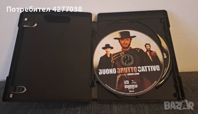 Добрият, лошият и злият - 4К UltraHD, Blu-ray и DVD, снимка 2 - Blu-Ray филми - 55332043