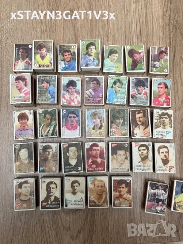 Колекция кибрити с футболисти, снимка 2 - Колекции - 53993793