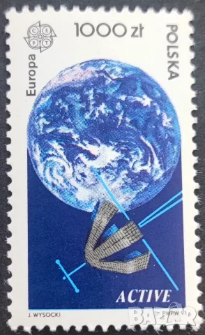 Полша, 1989 и 1991 г. - лот марки на теми коне, кучета, икони, религия, изкуство, пеперуди, снимка 4 - Филателия - 53419453