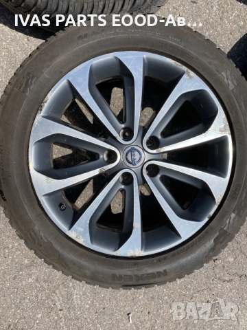 Гуми с джанти 18”
215/55/18
Nissan Qashqai j10/j11
5x114.3, снимка 4 - Гуми и джанти - 55624595