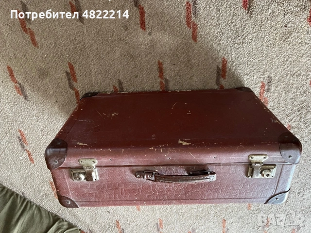 Ретро картонен куфар на около 70 години, снимка 4 - Антикварни и старинни предмети - 54921692