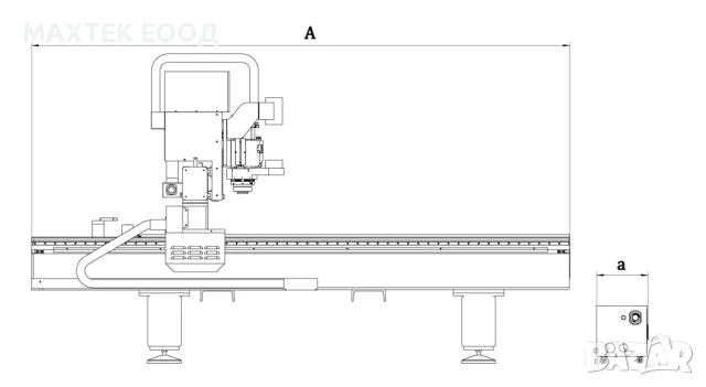 CNC Рутер Мachtec E-T8 ATC, снимка 2 - Други машини и части - 55559397