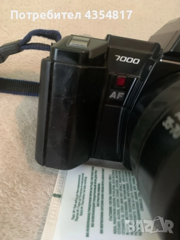 Фотоапарат Minolta 7000 AF, снимка 3 - Фотоапарати - 55428275