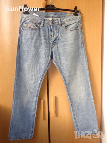 Мъжки светлосини дънки Diesel Thavar, размер W36 L29  
