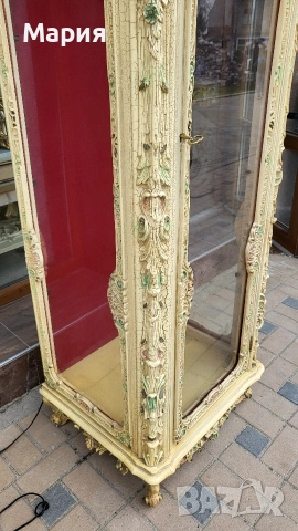 Луксознена барокова витрина , снимка 4 - Секции и витрини - 54332276