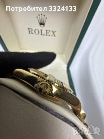Rolex Day-Date 40 mm President Bracelet Yellow Gold 18K Green Dial, снимка 2 - Мъжки - 55608749