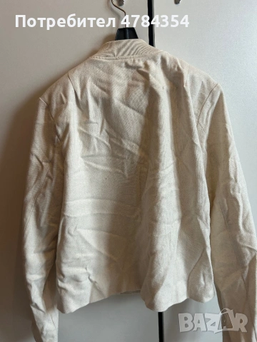 Жилетка цвят крем XS, снимка 2 - Жилетки - 54057095