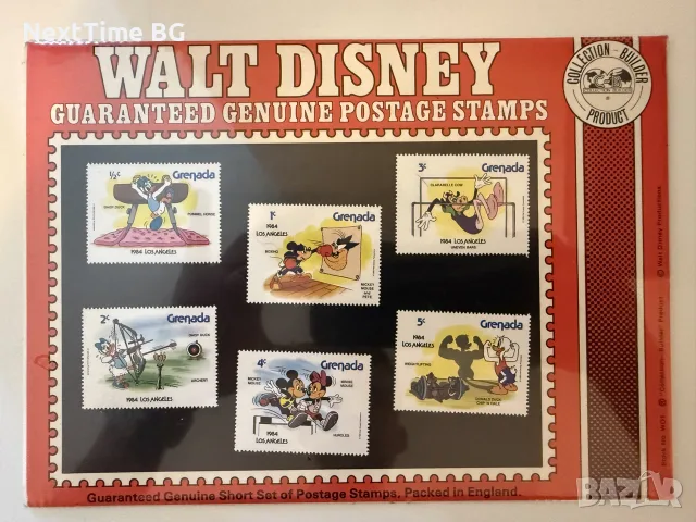 винтидж колекционерски пощенски марки Disney (нови), снимка 6 - Филателия - 55500698