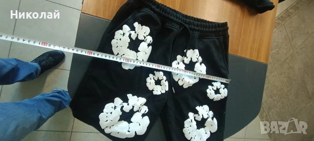 черен спортен екип къси панталони плюс фанелка