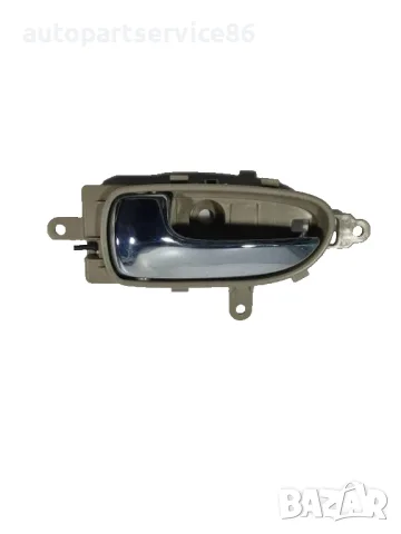 Вътрешна дръжка задна лява хромирана бежова за Nissan Murano Z51 3.5 V6 (2009) OEM #2123