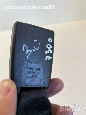 Закопчалка на заден среден предпазен колан за BMW E65 730D (2007) 33018325, снимка 2 - Части - 54870391