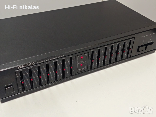 EQ стерео графичен еквалайзер KENWOOD GE-46, снимка 5 - Ресийвъри, усилватели, смесителни пултове - 54039868