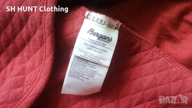 Bergans of NORWAY Middagstind Lady Jacket 100% Merino Wool размер XL дамска горница - 2793, снимка 14 - Жилетки - 55422565