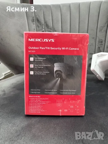 MERCUSYS MC500 Outdoor Pan/Tilt Wi-Fi Camera – Full HD 1080p, снимка 4 - IP камери - 55323929