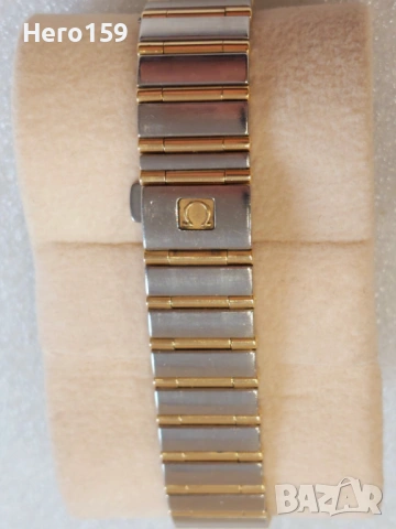 Дамски часовник Омега( Omega Constellation) злато 18к и стомана,механизъм кварц, снимка 4 - Мъжки - 54367708