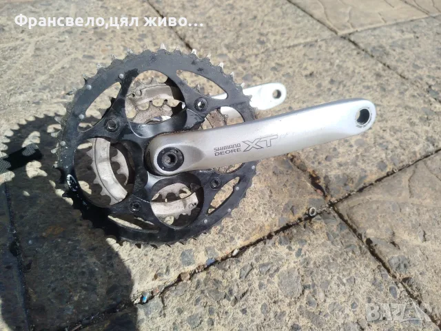Курбел със средно движение за велосипед колело Shimano deore xt fc m 751