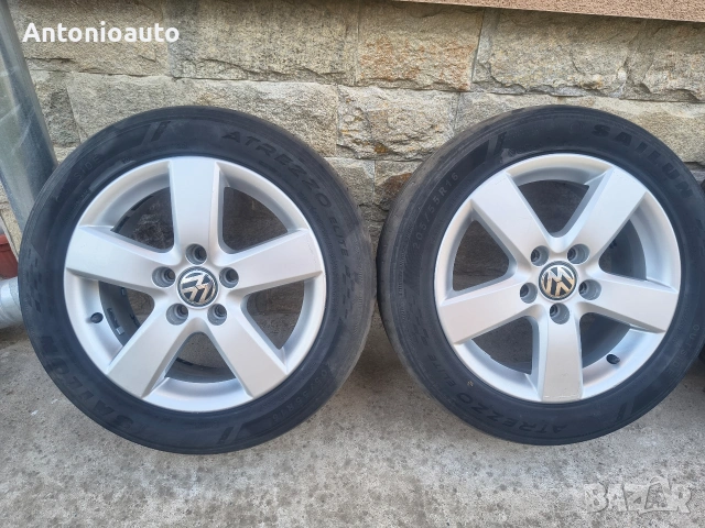 5x112 - 16 цола 5х112 Golf 5 6 7 - 5 x 112, снимка 4 - Гуми и джанти - 54305436