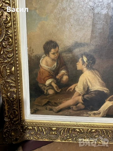 Много красив принт с масивна рамка, снимка 2 - Антикварни и старинни предмети - 54230309