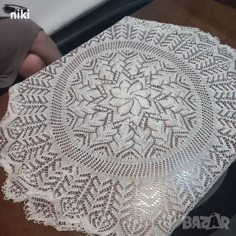 ръчно изработено мильо на една кука., снимка 4 - Покривки за маси - 55589996