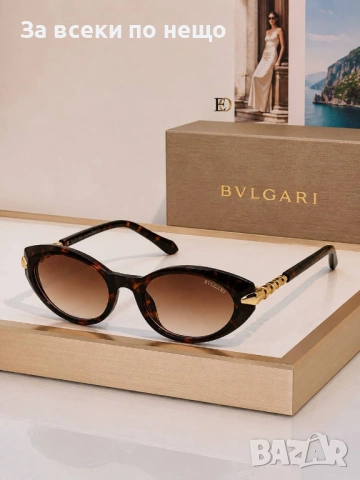Bvlgari Слънчеви Очила С UV400 Защита С Подарък🎁Калъф И Кутия Булгари - Различни Цветове Код SK1624, снимка 7 - Слънчеви и диоптрични очила - 54773046