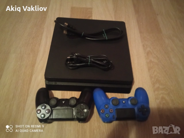 Продаван ps 4 в одлично състояние включва gta5 светещи кабели за зареждане , снимка 5 - Аксесоари и консумативи - 54672876