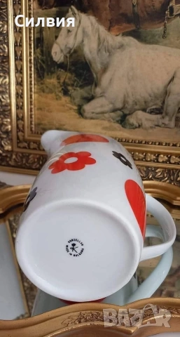 Българска порцеланова кана, снимка 5 - Аксесоари за кухня - 54556260