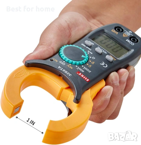 ELIKE Цифров мултицет, амперметър, волтметър, клещи, тестер за напрежение с True RMS, NCV, AC/DC, снимка 2 - Други инструменти - 54192345