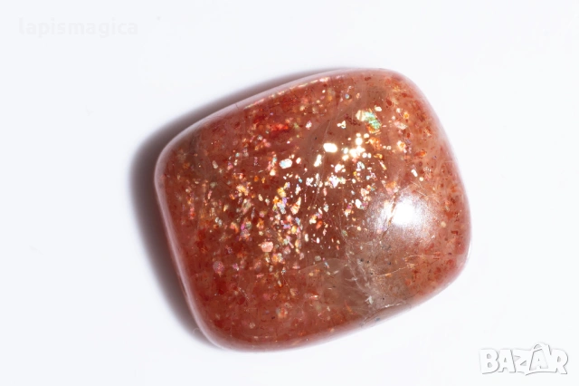 Слънчев камък тип Конфети 20.53ct 20mm октагон кабошон