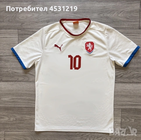 Футболна тениска Czech Republic Tomas Rosicky, снимка 2 - Футбол - 55074218
