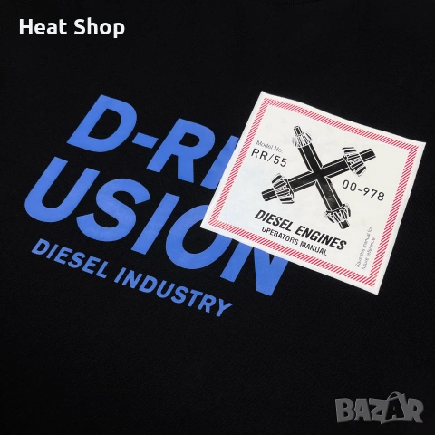 Мъжка тениска Diesel T-Just-B62 Printed T-Shirt, снимка 2 - Тениски - 55218269