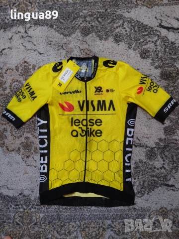 Visma Lease a Bike Mesh Вело Джърси M, снимка 2 - Спортни дрехи, екипи - 55126017